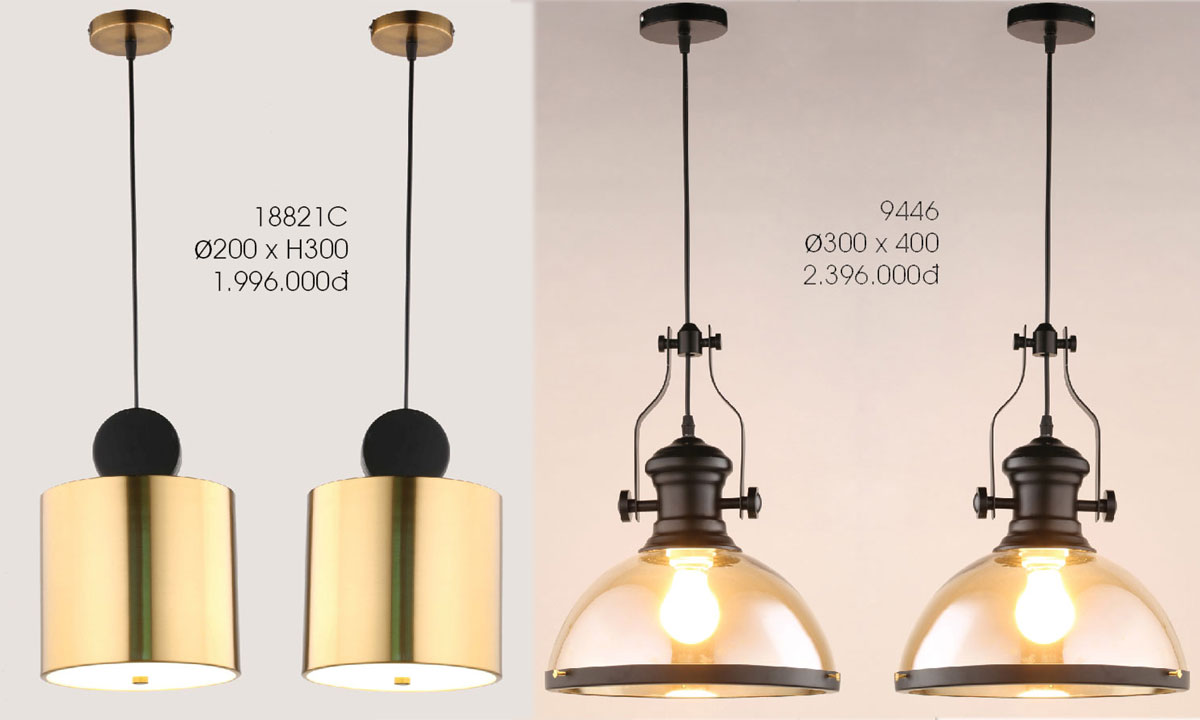 Đèn Thả Trang Trí Kiểu Dáng Hot Nhất Năm 2023